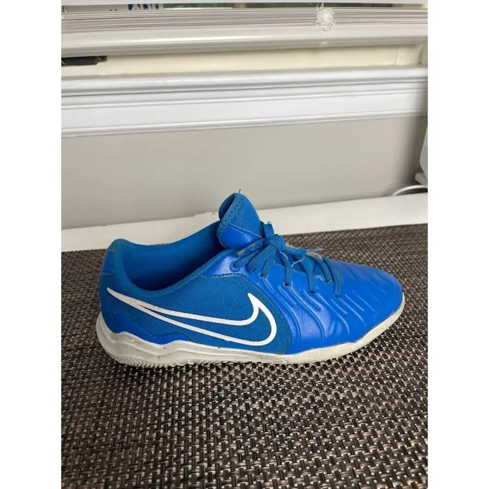 Nike JR Tiempo Legend 10 Academy Sneakers Youth Size 4.5Y Blue DV4354-400